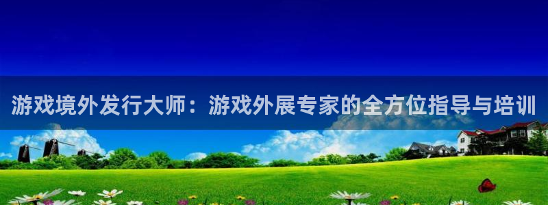 bbin视讯官网注册平台：游戏境外发行大师：游戏外展专家的全方位指导与培训